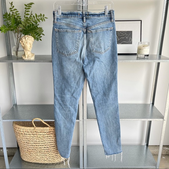 FREE PEOPLE Stella raw high rise mom skinny jeans - Picture 3 of 5